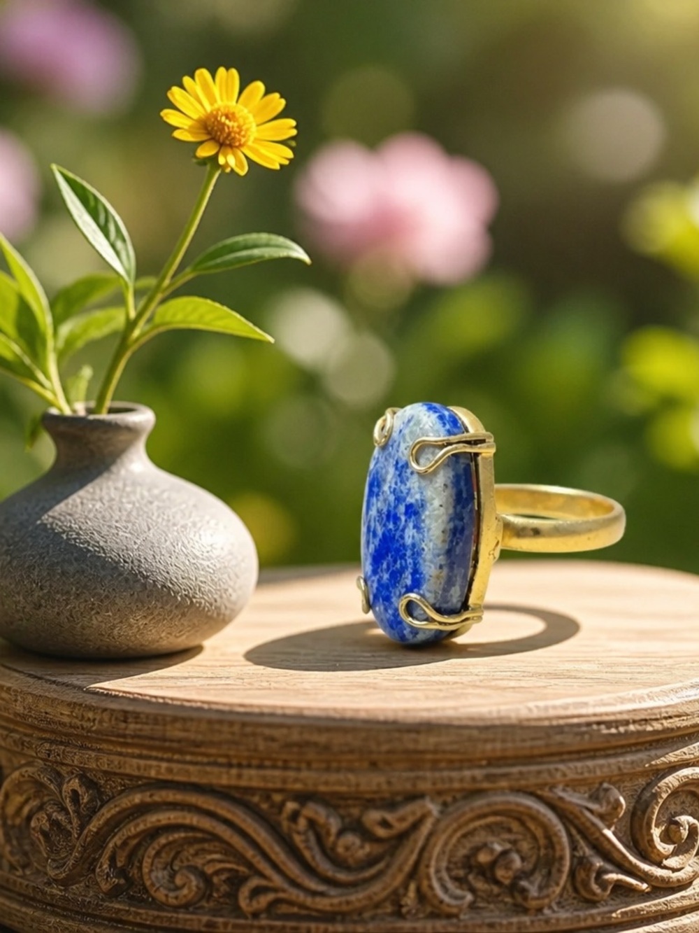 Lapis Lazuli Ring - Picture 13 of 15